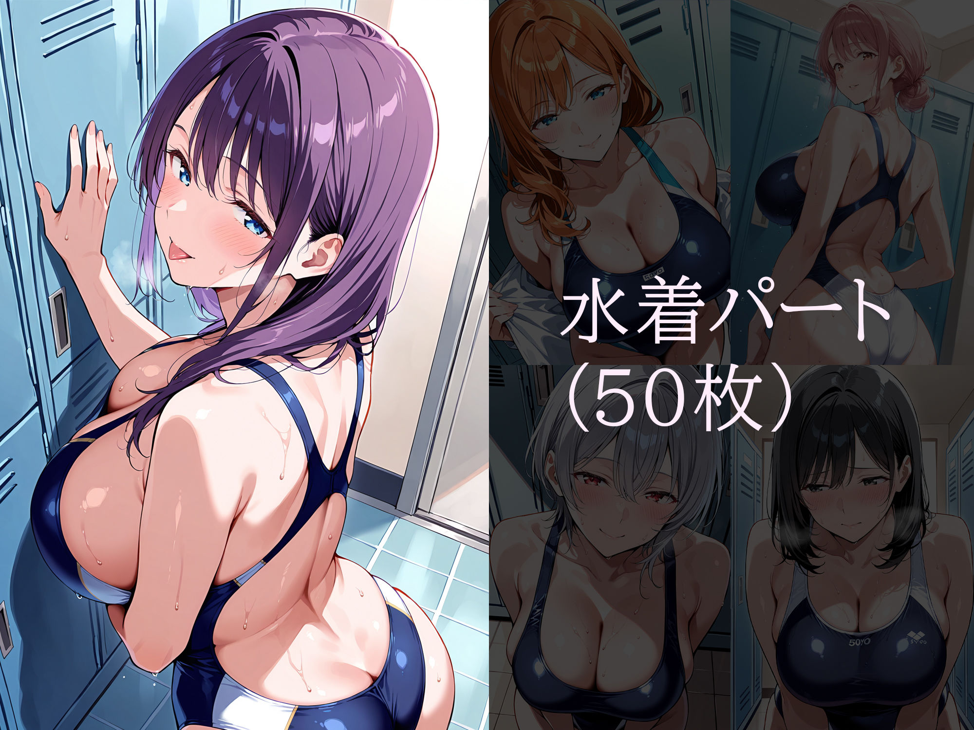 大人の水泳教室〜蒸れた人妻の臭い〜 - サンプル画像 2