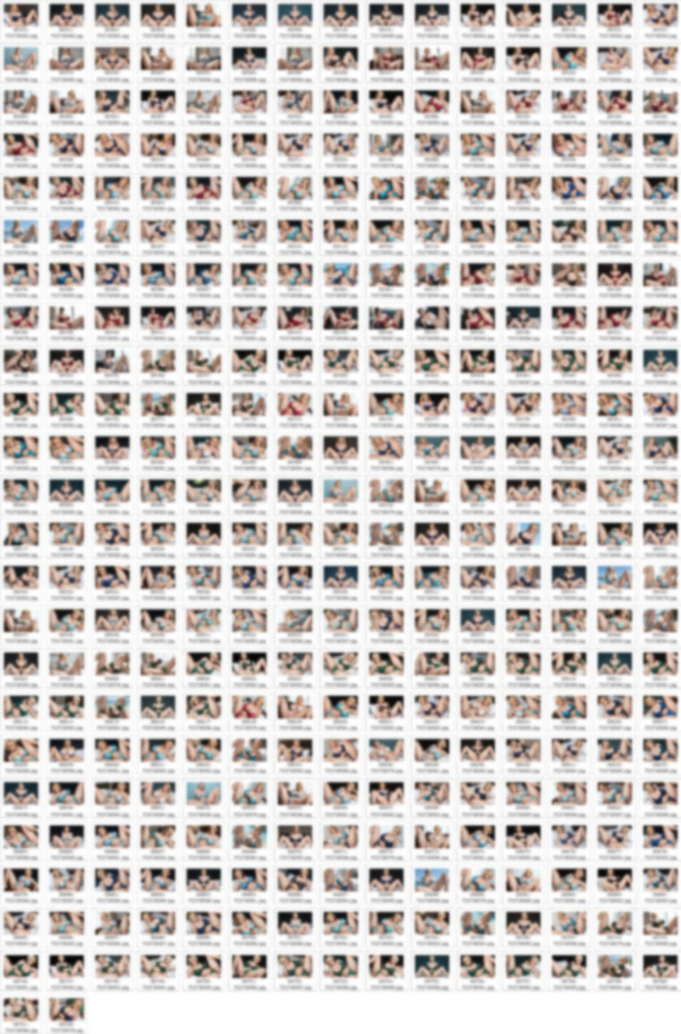 マン毛が濃ゆい金髪ギャル達の開脚ポーズ特集 全347枚 - サンプル画像 5