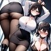 フェチコレVol.53 吊り上げ拘束された巨乳OLたち（黒髪ロング眼鏡メイン）【総枚数250枚】 - サンプル画像 4
