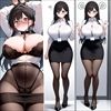 フェチコレVol.53 吊り上げ拘束された巨乳OLたち（黒髪ロング眼鏡メイン）【総枚数250枚】 - サンプル画像 7