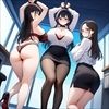 フェチコレVol.53 吊り上げ拘束された巨乳OLたち（黒髪ロング眼鏡メイン）【総枚数250枚】 - サンプル画像 9