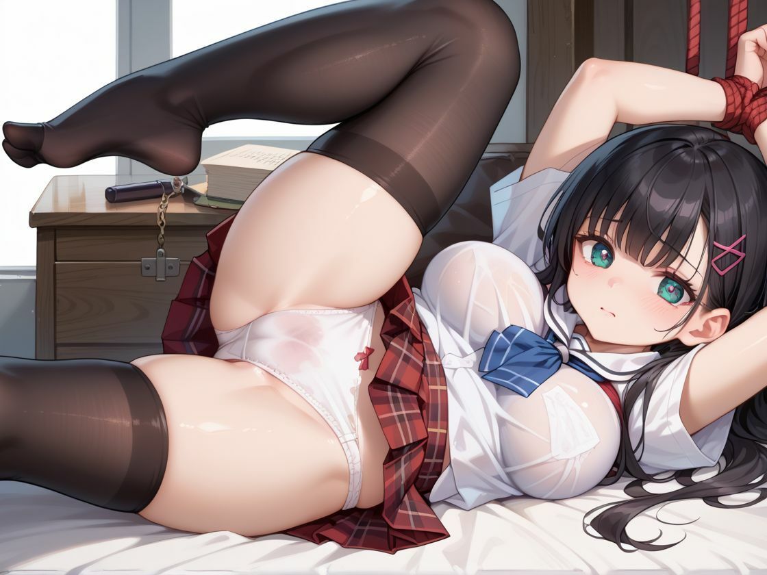 清楚系女子と秘密の緊縛プレイ - サンプル画像 9