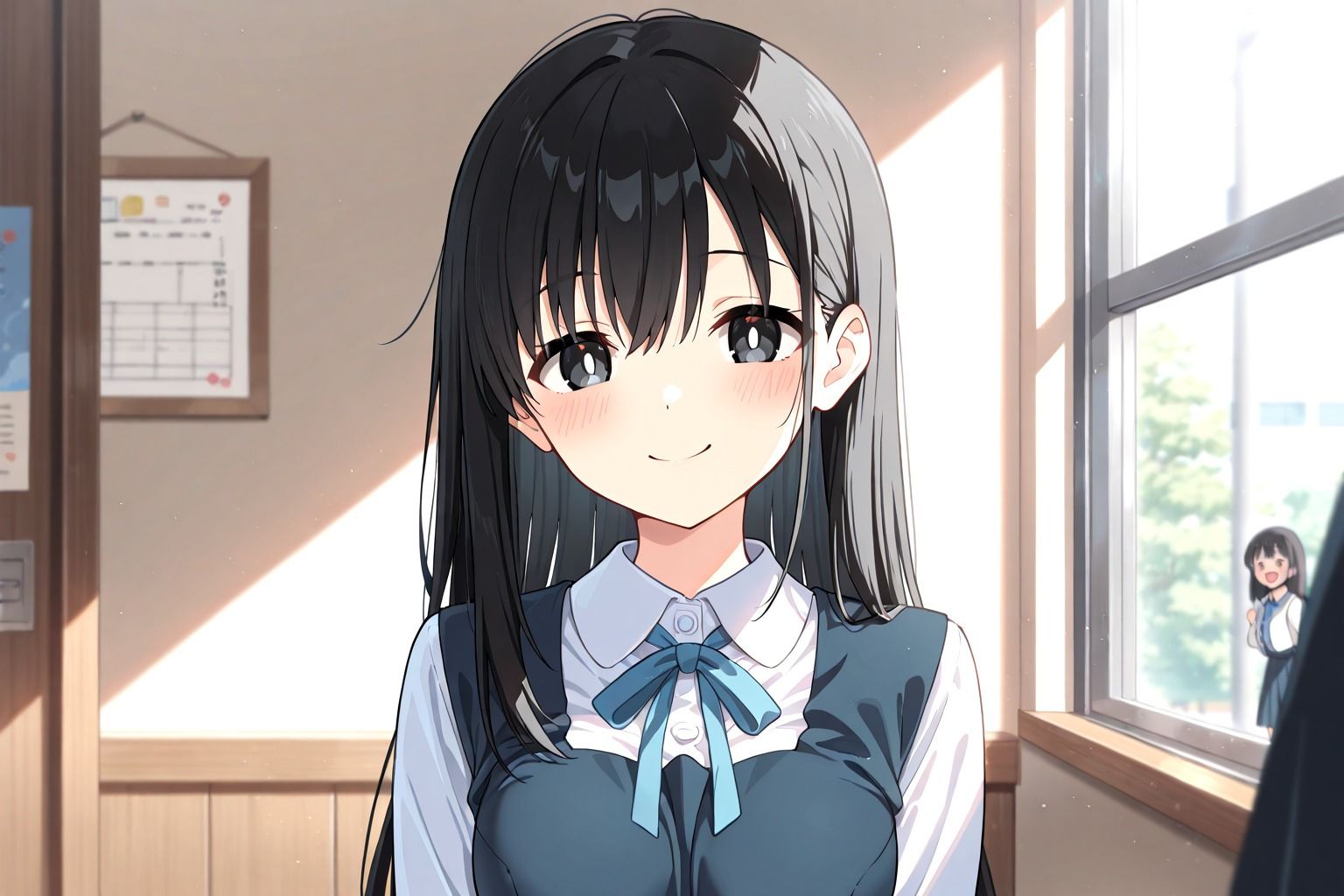 ボクに義妹ができました  ちっぱいとプリケツの制服少女 - サンプル画像 1