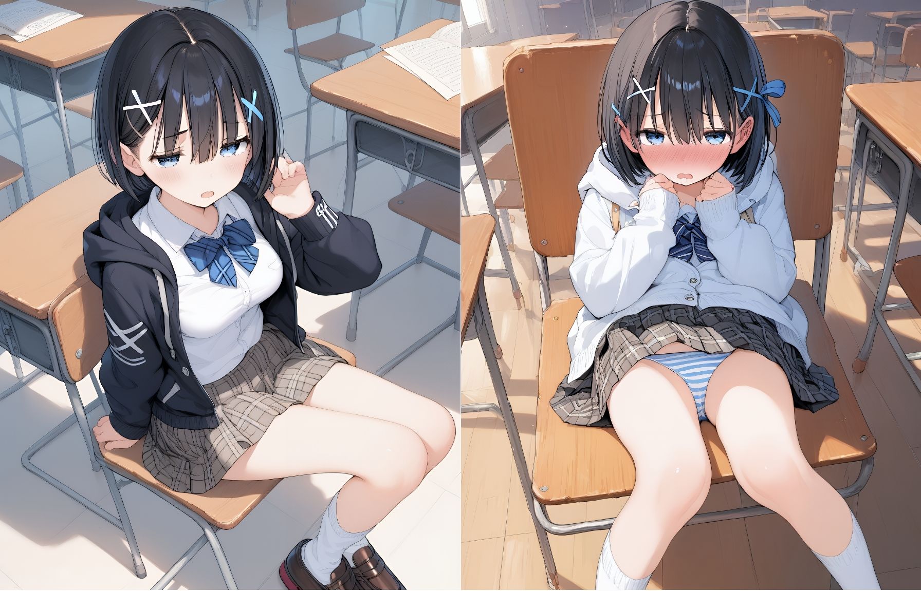 『黒髪ヒロインズ★青春の2コマ萌えエロ』コレクションvol.1【4K高画質】 - サンプル画像 1