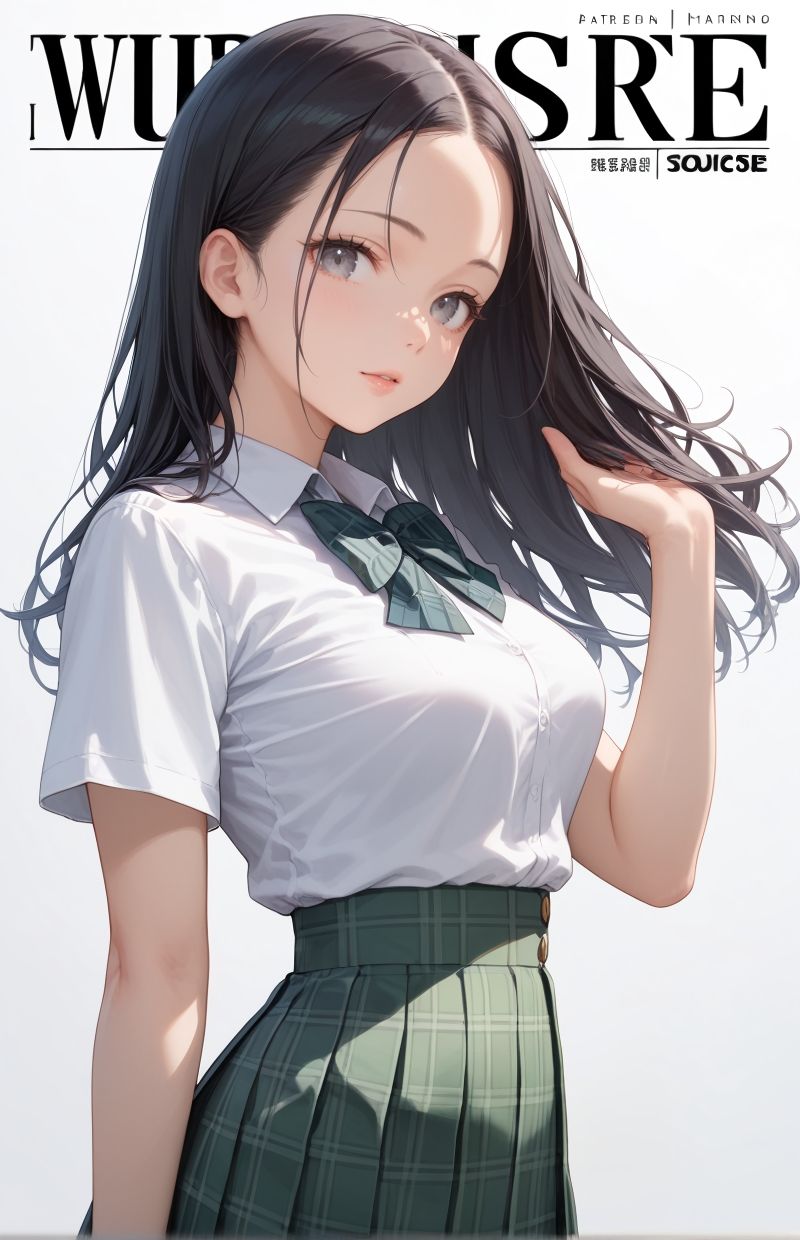 グラビア＆裏画像 JKアイドル 長澤ねる - サンプル画像 1