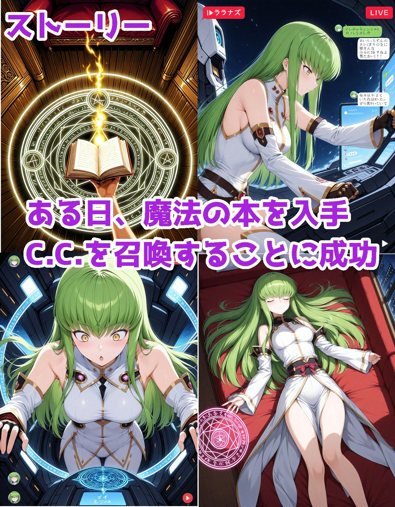 コー〇ギアス 黒の騎士団を召喚できた！ - サンプル画像 1