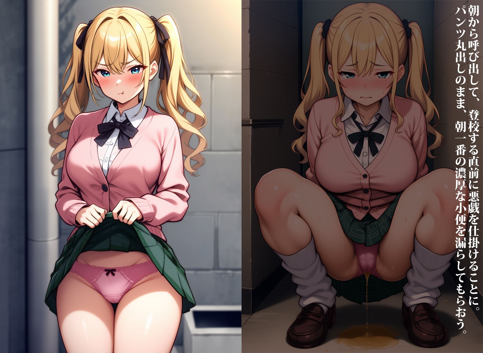生意気ギャルが言いなりになるまで、失禁屈服させた件 - サンプル画像 3