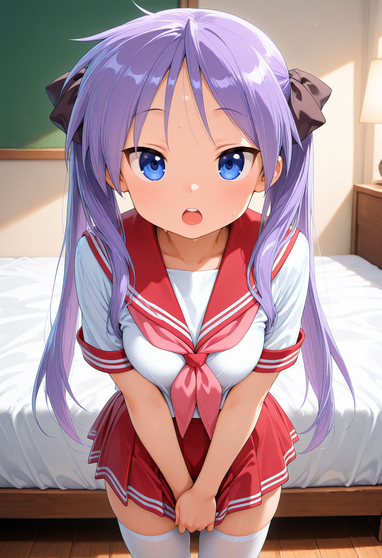 ら〇すた 柊か〇み えっちなCG集 - サンプル画像 1