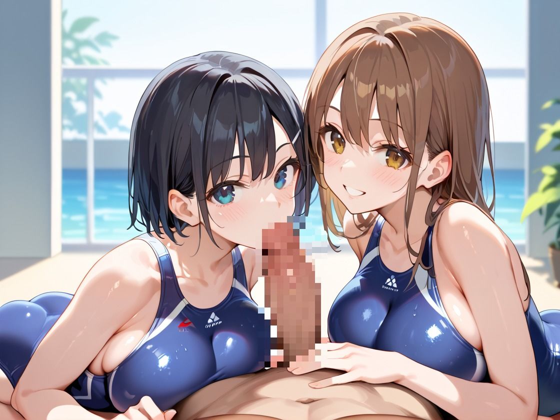 水着ハーレムしよっ！ - サンプル画像 5