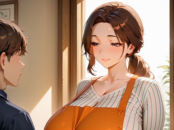 学生バイトとデカ乳シングルマザーの濃厚プルルンSEX - サンプル画像 2