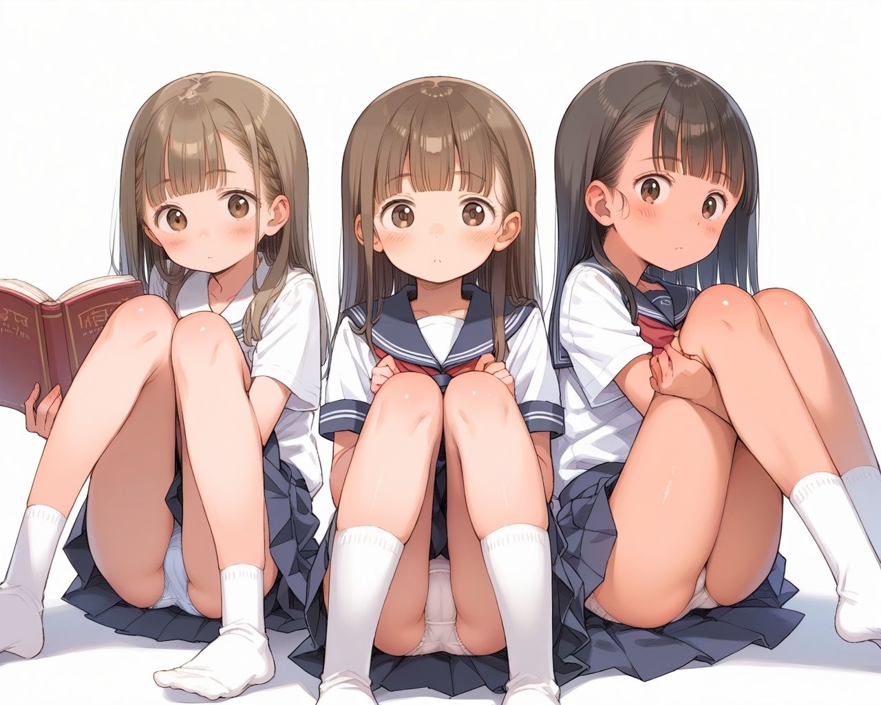 ぷにまん学級課外授業 ちっぱい少女のスジまん種付け実習 - サンプル画像 5