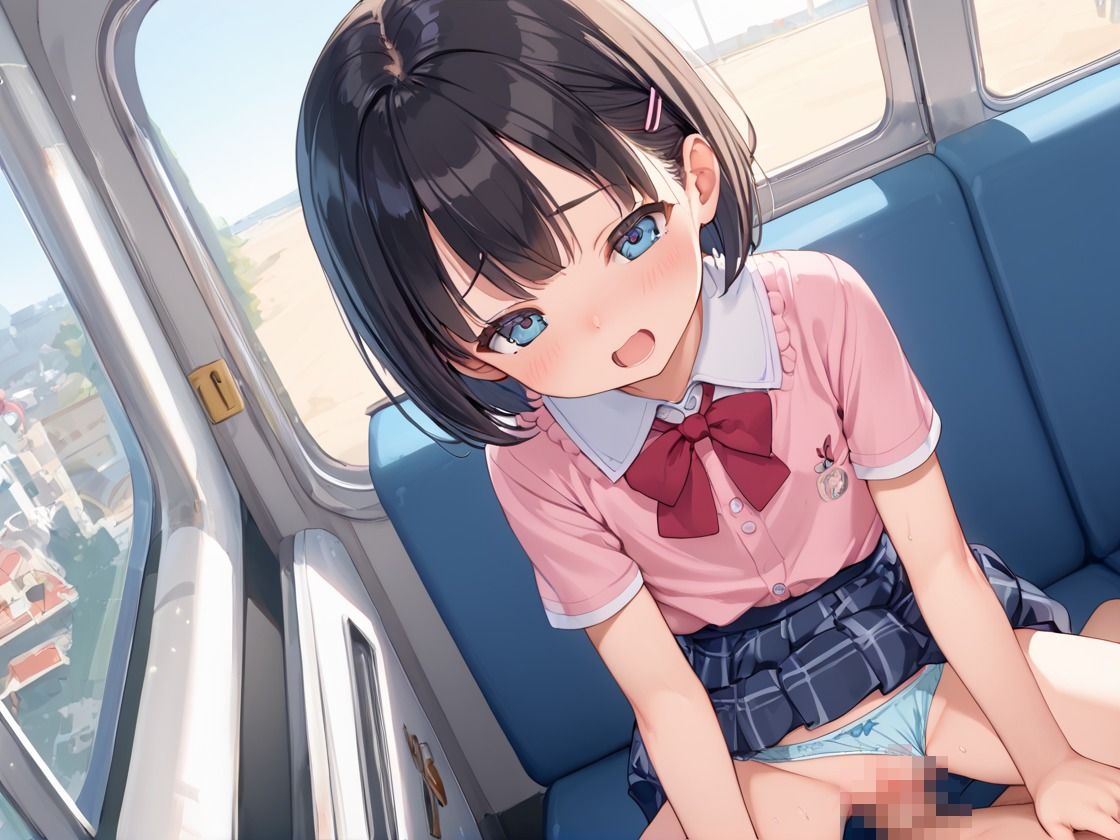 見られちゃう？電車で義理の妹と初H - サンプル画像 5