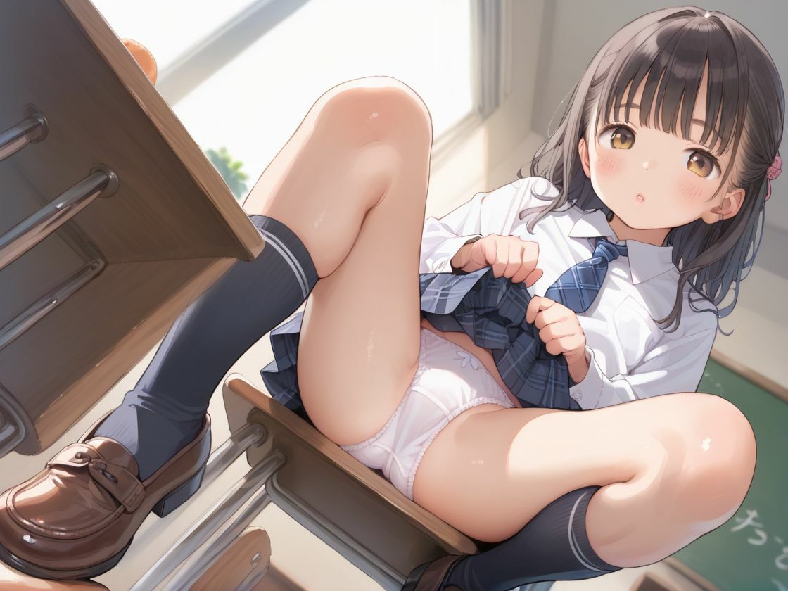 パンチラしてくる女子校生を毎日犯しまくる - サンプル画像 1