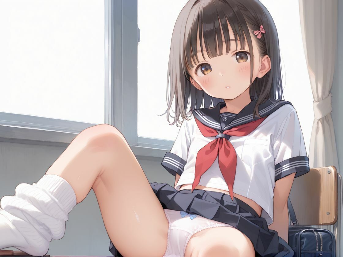 パンチラしてくる女子校生を毎日犯しまくる - サンプル画像 2