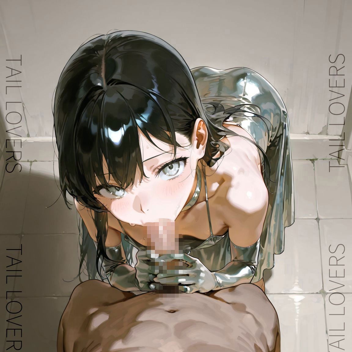 光沢ドレスで誘惑してくる彼女【218枚＋3movies】 - サンプル画像 5