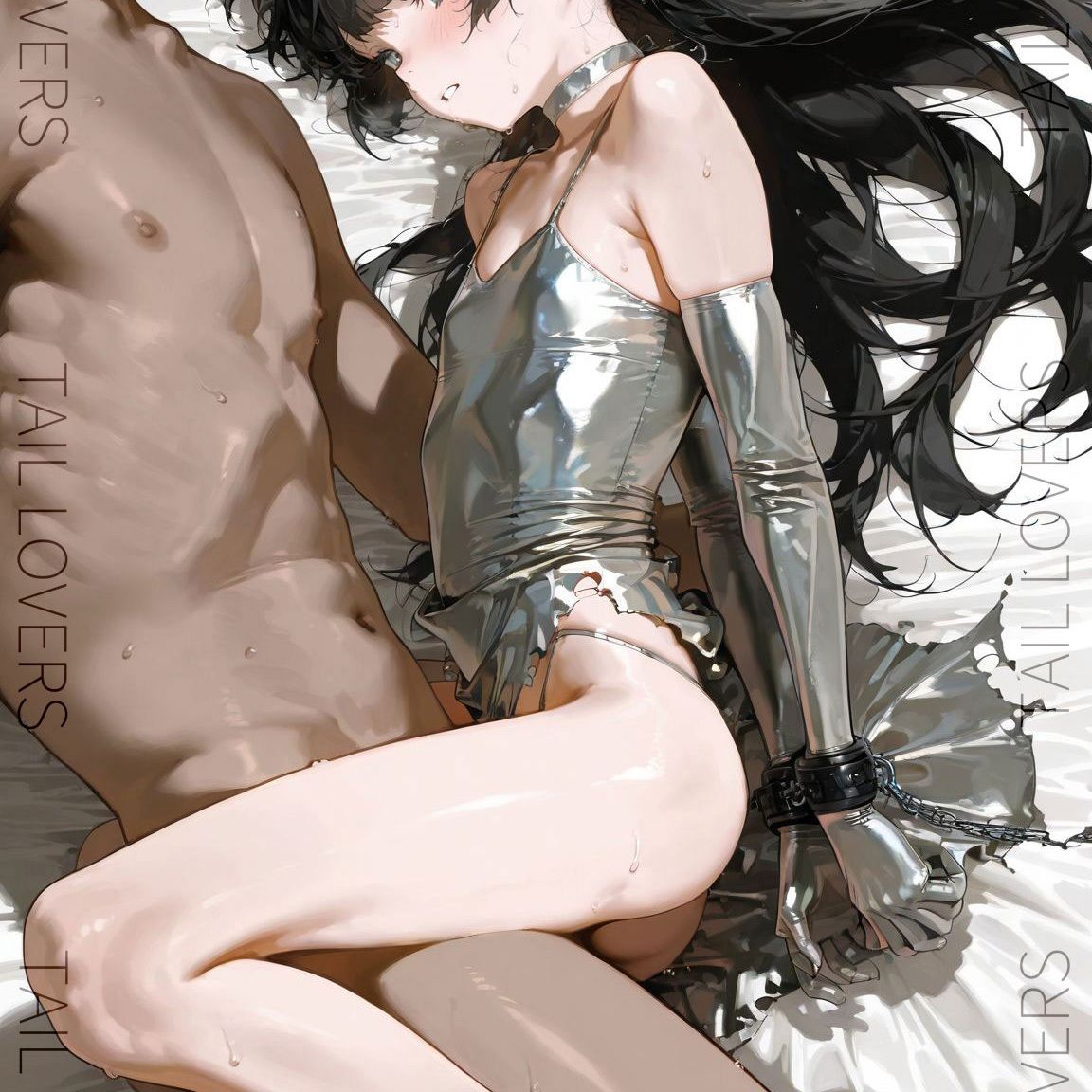 光沢ドレスで誘惑してくる彼女【218枚＋3movies】 - サンプル画像 8