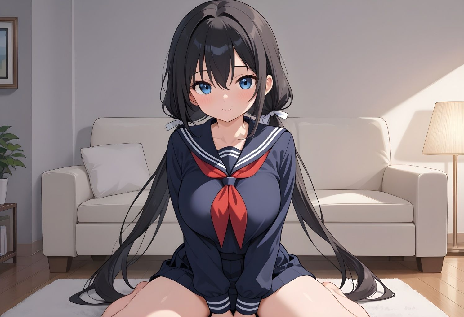 妹のおっぱいで兄の理性崩壊？ - サンプル画像 1