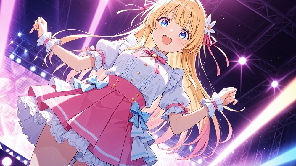 【FANZA専売】清楚銀髪と金髪アイドルの秘密プライベートレッスン【4K高画質】 - サンプル画像 2