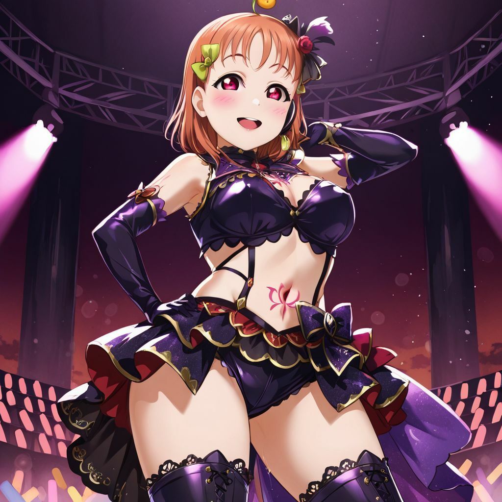 ラブ〇イブ！  高〇  千歌  悪堕ち快楽堕ち - サンプル画像 2