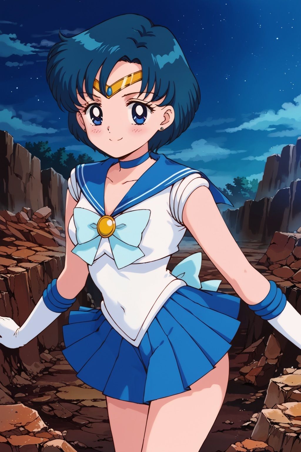 敗北ヒロイン 美少女戦士マーキュリーの陥落 - サンプル画像 1