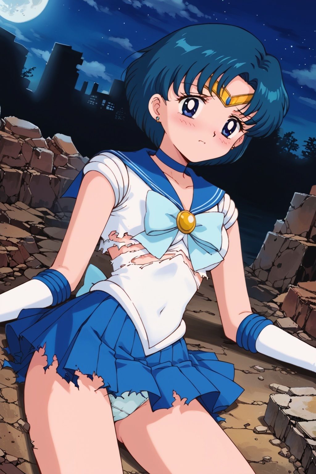 敗北ヒロイン 美少女戦士マーキュリーの陥落 - サンプル画像 7