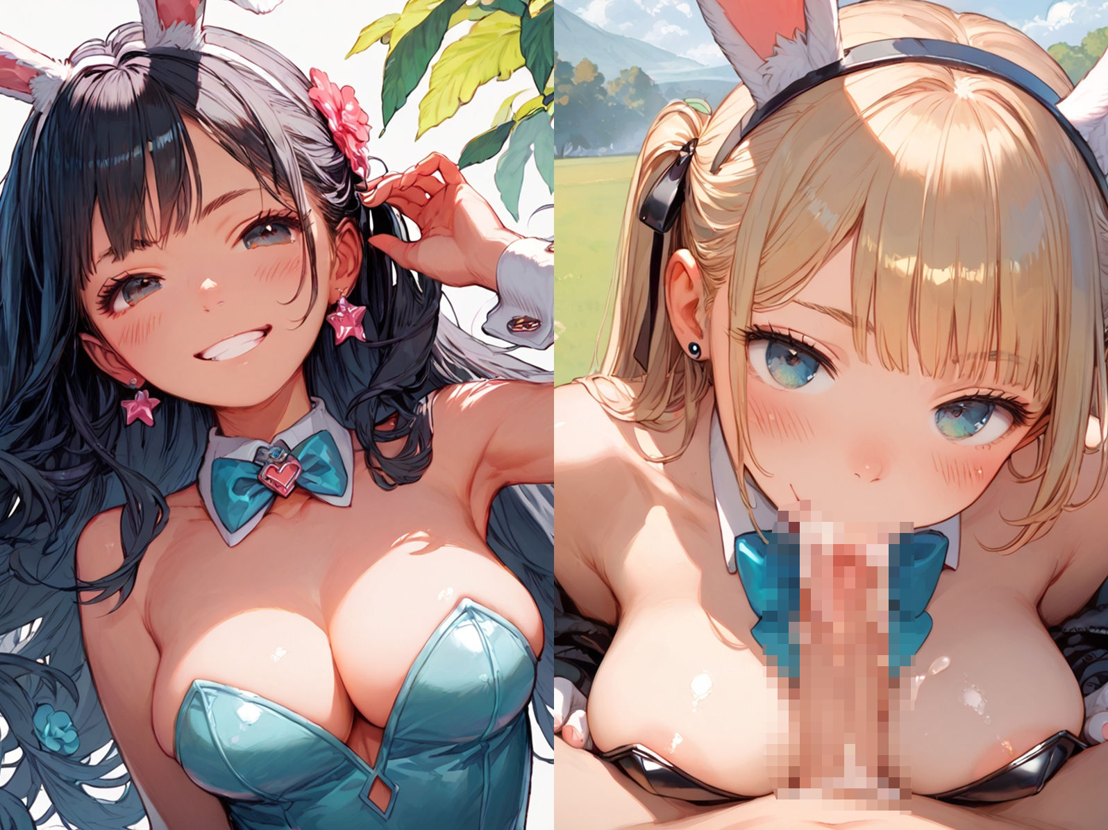 俺専属のおまんこ係になったバニーガールと子作りしてみた - サンプル画像 1