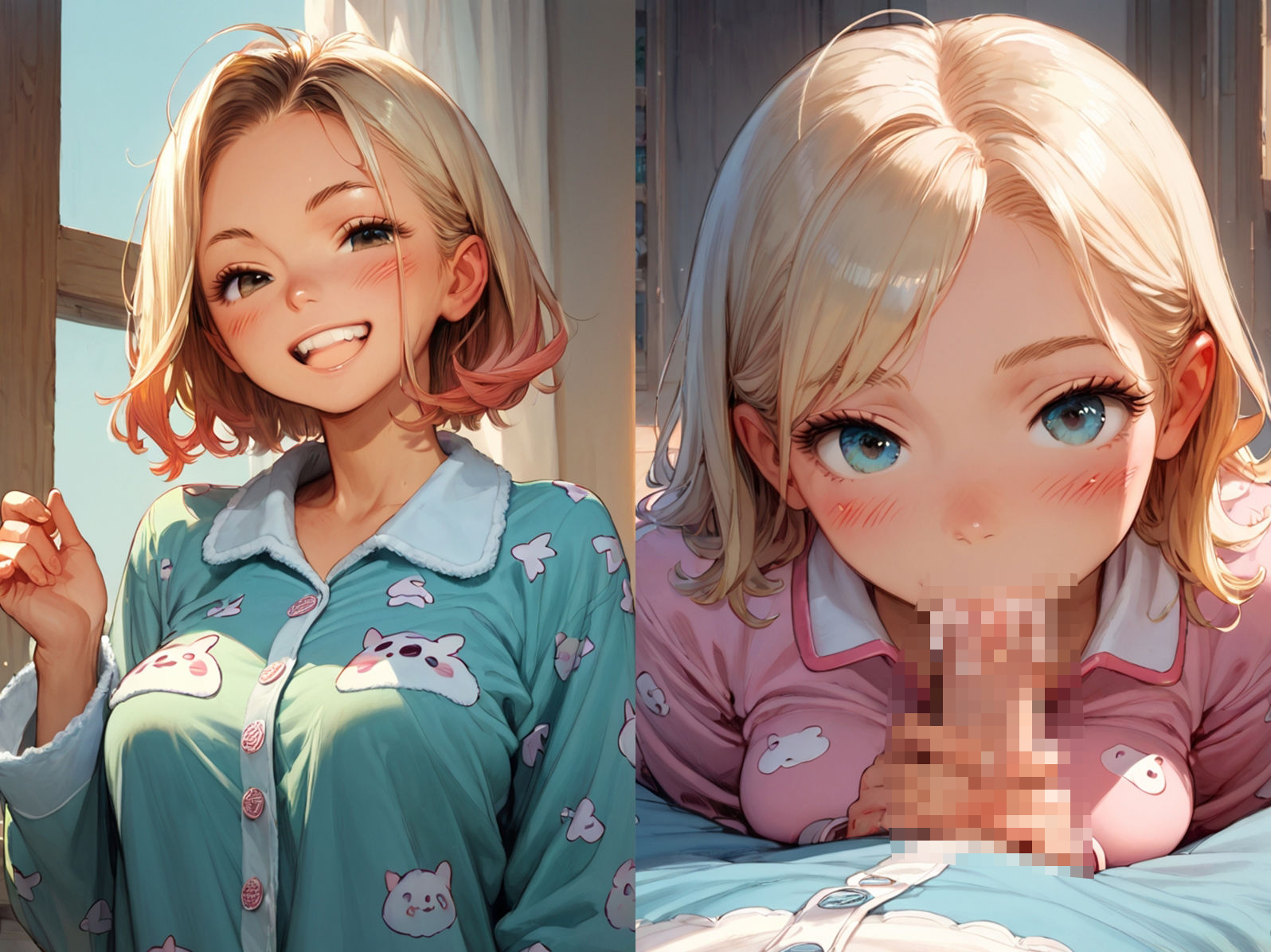 俺専属のおまんこ係になったパジャマJKと子作りしてみた - サンプル画像 1