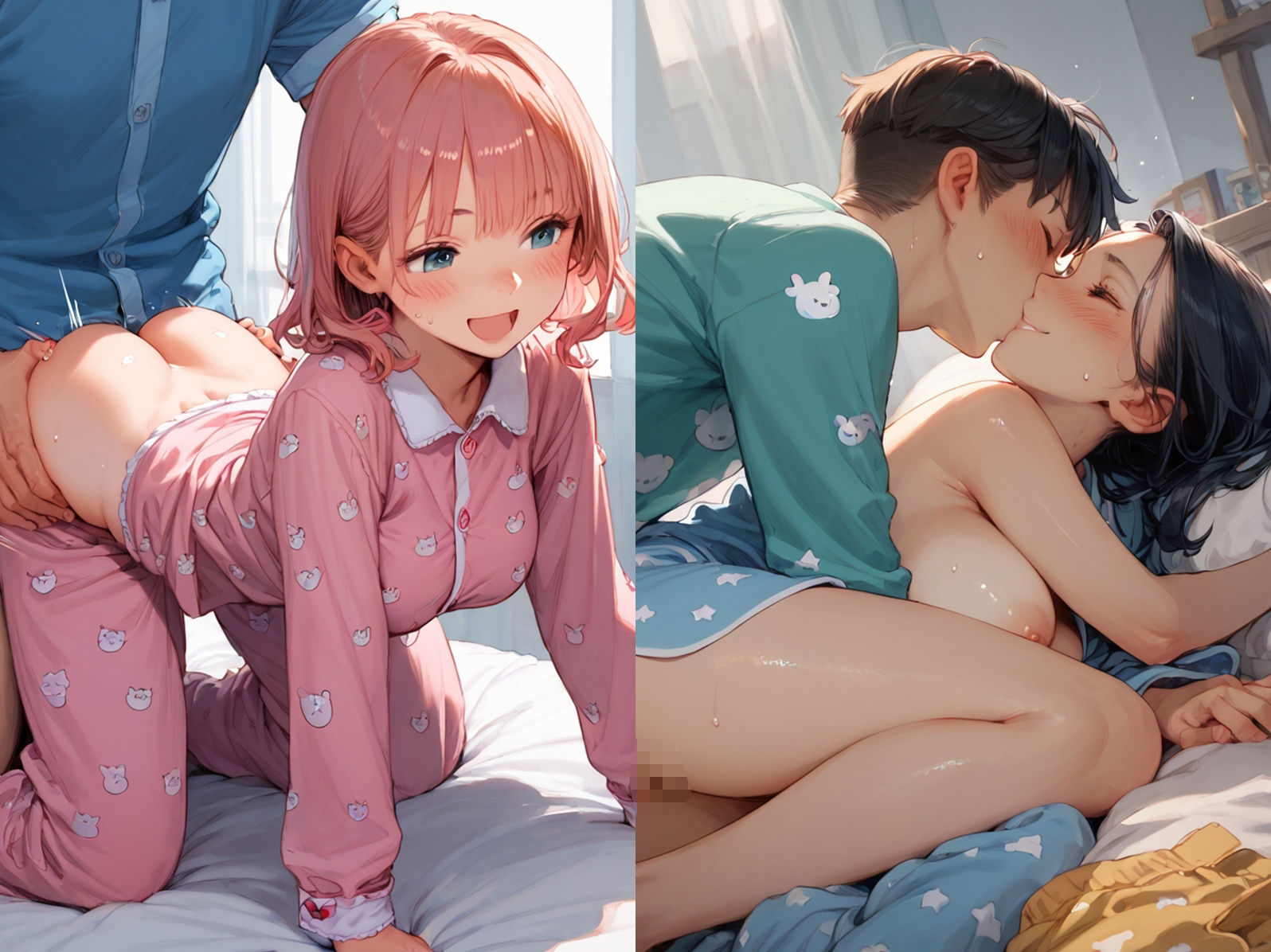 俺専属のおまんこ係になったパジャマJKと子作りしてみた - サンプル画像 4