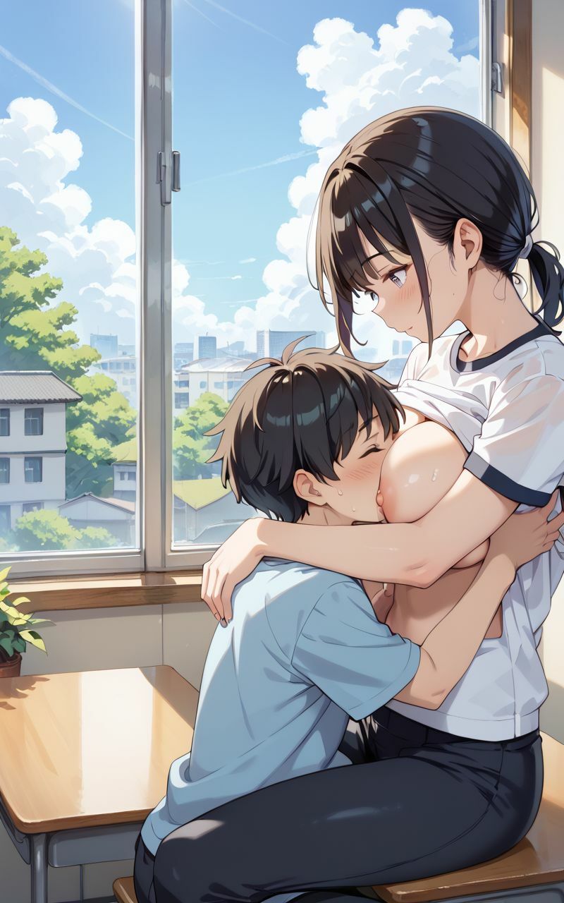 巨乳女子校生種付けプレイ - サンプル画像 1