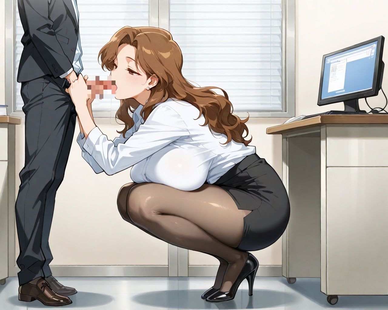 爆乳人妻とコスプレSEX 泣いても絶倫巨根はノンストップ - サンプル画像 3