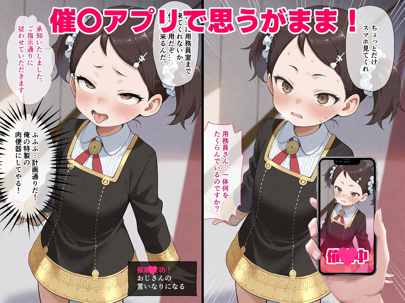 家族を寝とれ！催〇・透視アプリを拾った童貞種付けおじさん アー〇ャ ベッ〇ー ヨ〇フォージ〇ー - サンプル画像 3
