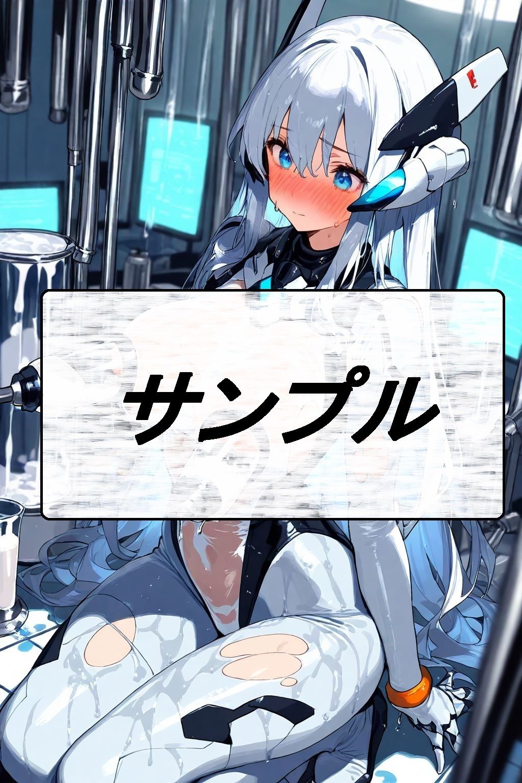 メカ娘たちの搾乳記録 - サンプル画像 1