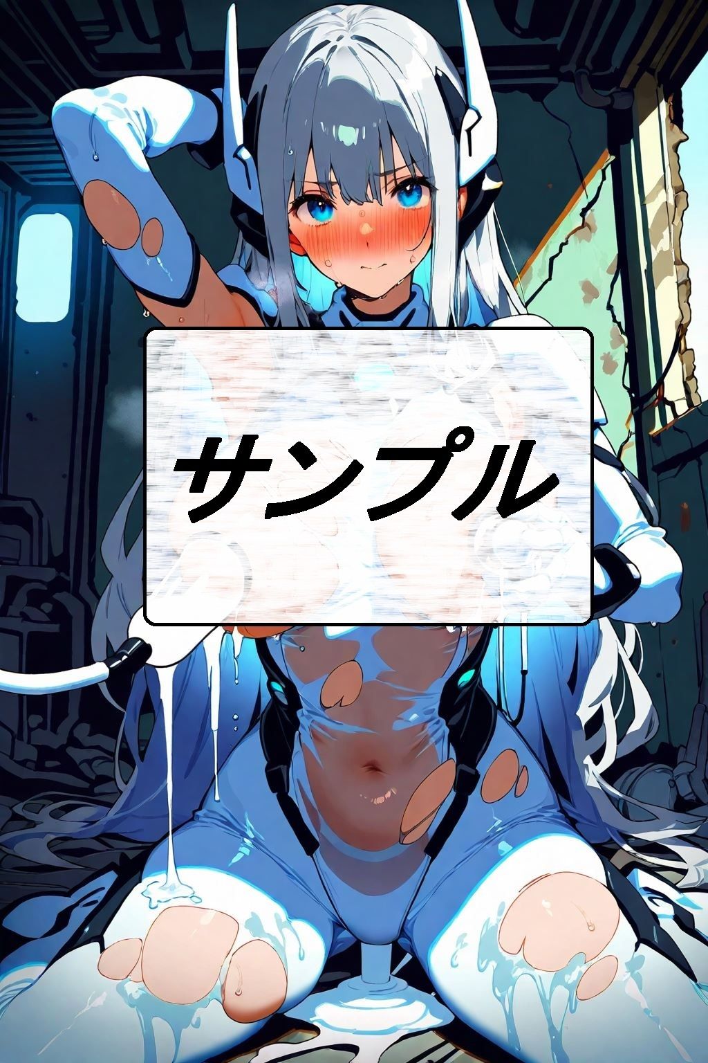 メカ娘たちの搾乳記録 - サンプル画像 2