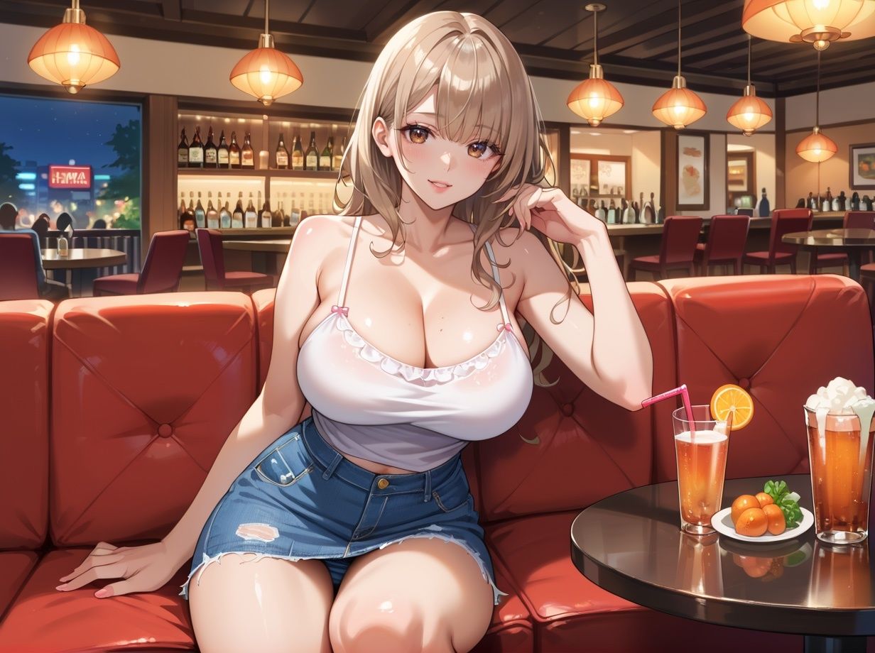 爆乳白ギャル  マチアプで持ち帰り種付け - サンプル画像 1