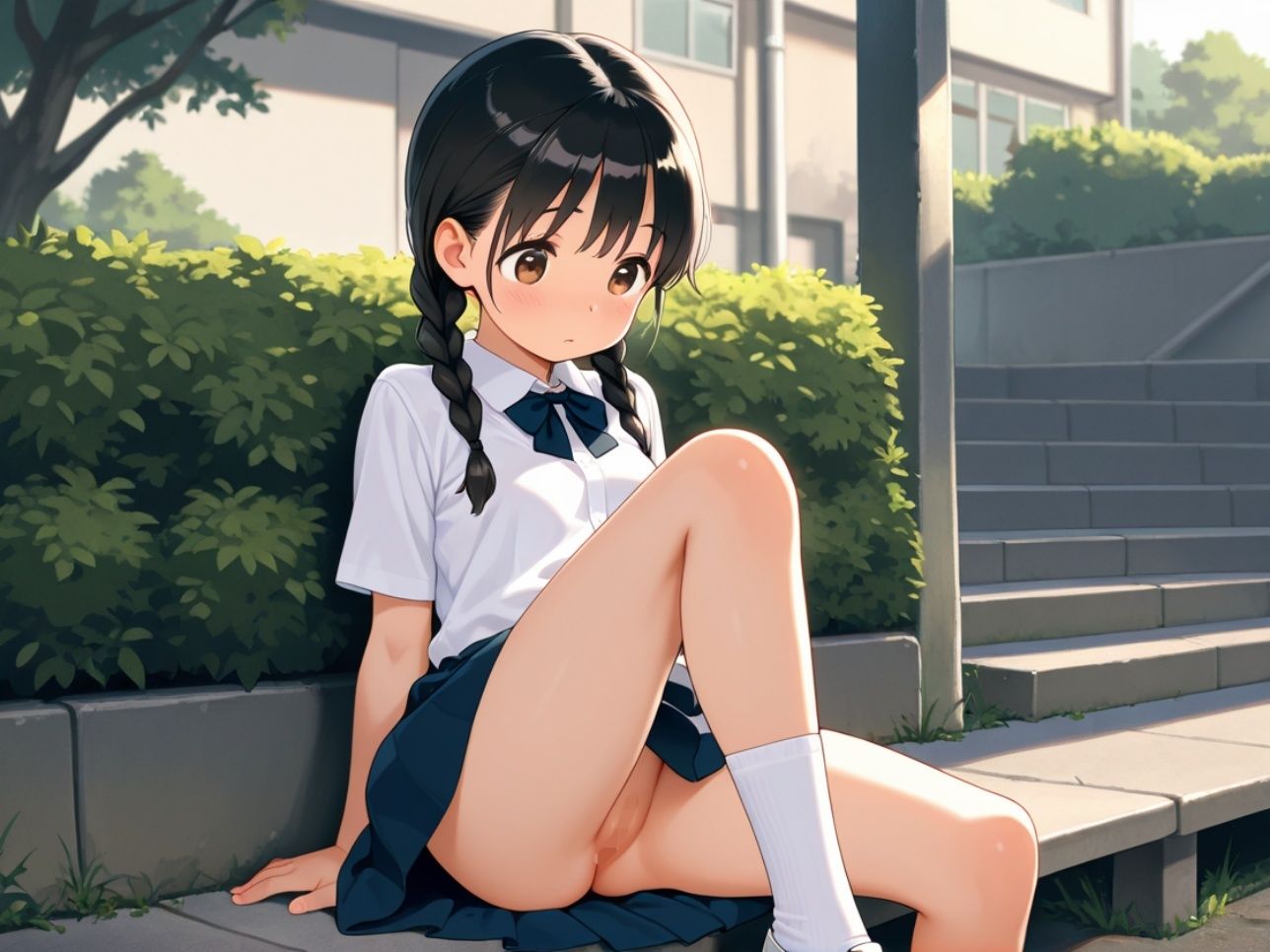 処女っ子たちに種付け性指導 - サンプル画像 1