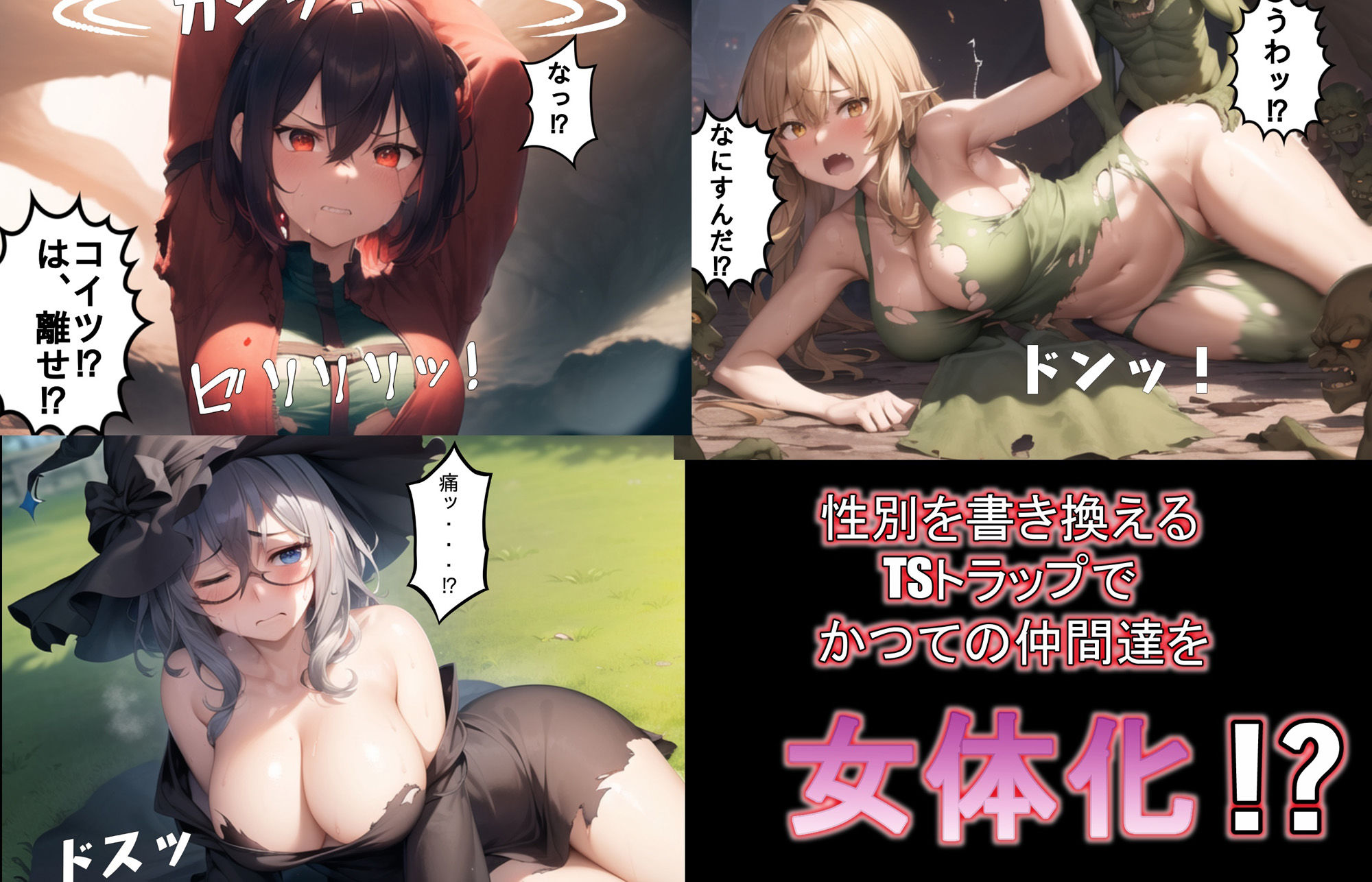 追放されたパーティにTSトラップで復讐配信 総集編 - サンプル画像 3