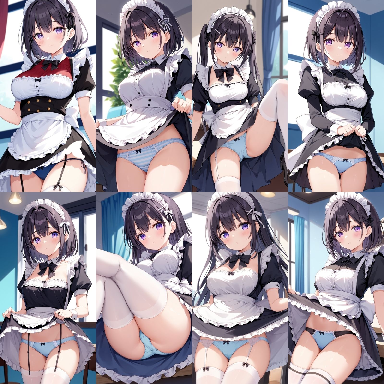 ご奉仕メイド喫茶ー清楚編パンチラー【500枚】 - サンプル画像 8