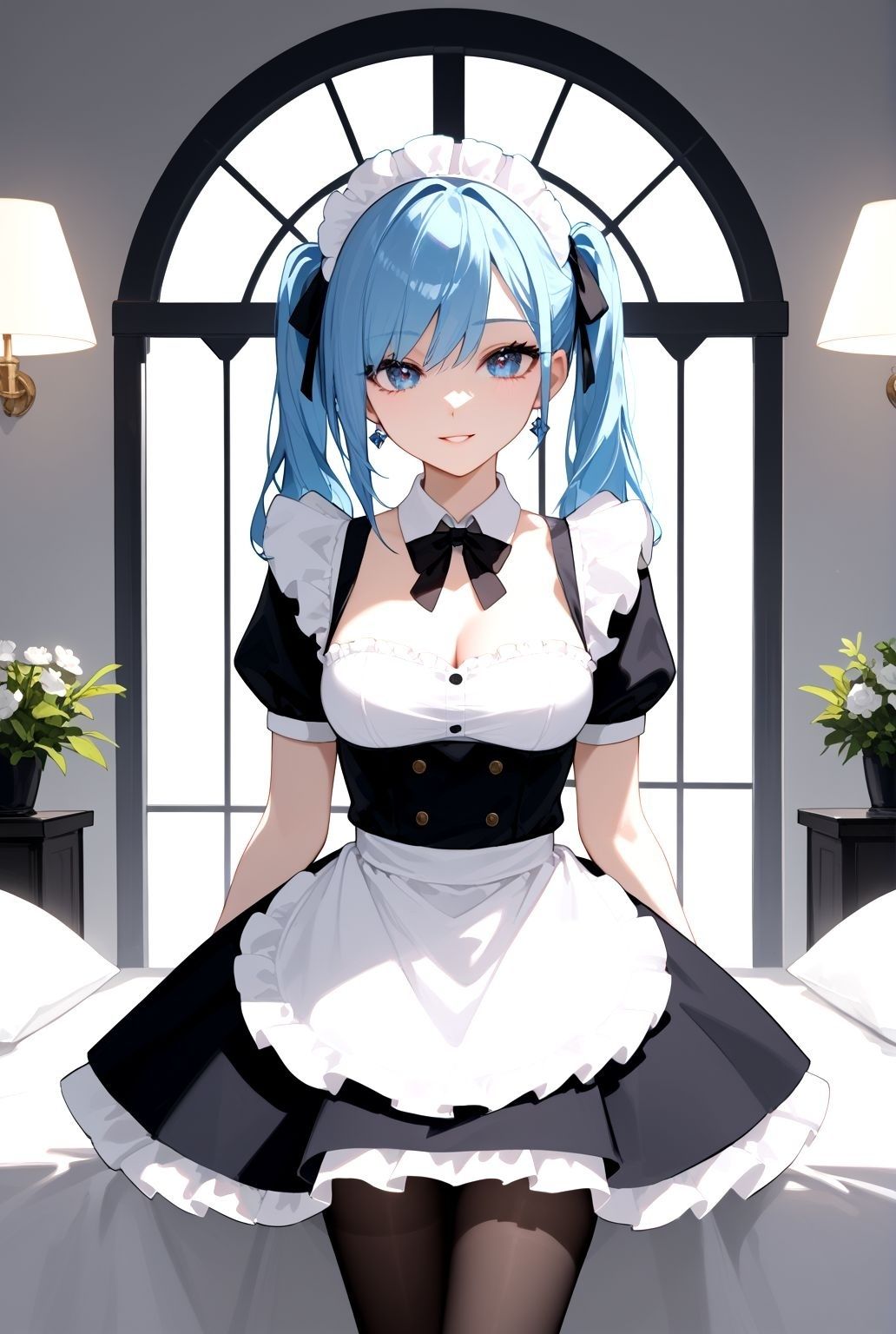 AI美少女メイドCG集 〜禁断のご奉仕パッケージ〜 - サンプル画像 1