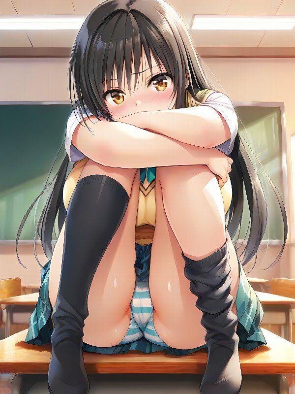 あの娘が縞パンを穿いてたら 〜古手川唯 編〜 - サンプル画像 1