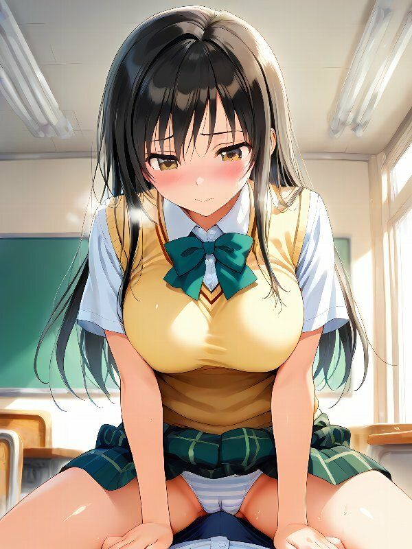 あの娘が縞パンを穿いてたら 〜古手川唯 編〜 - サンプル画像 5