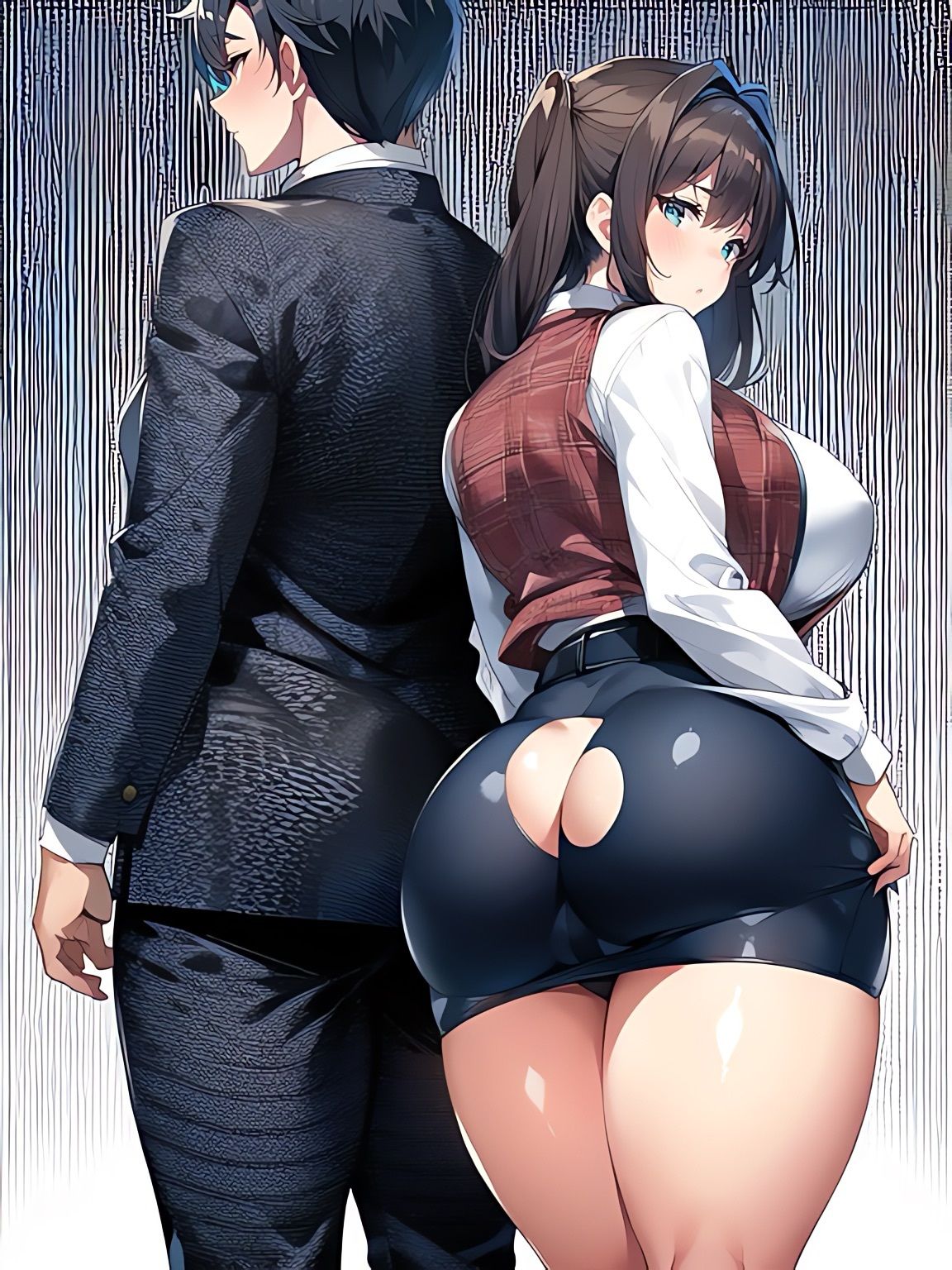 スカート尻破れ - サンプル画像 4