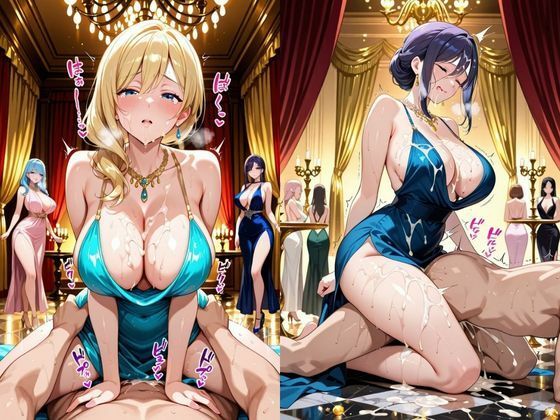 裏垢セレブ妻〜ドレスの中の不倫舞踏会〜縦長500枚 - サンプル画像 6