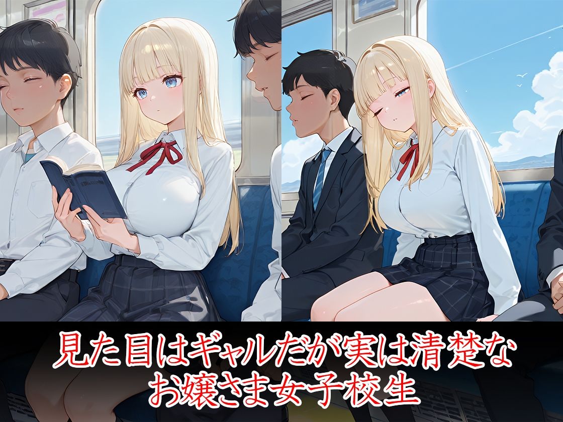 痴姦電車 ギャルお嬢さま専用車両 - サンプル画像 2