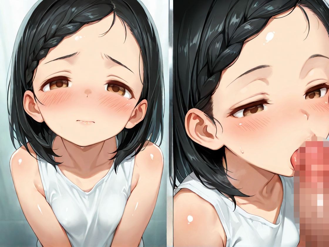 義妹と出かけたらデカマラに沼堕ち！ちっぱいパイパンでイキまくる禁断ハメ撮り！ - サンプル画像 1