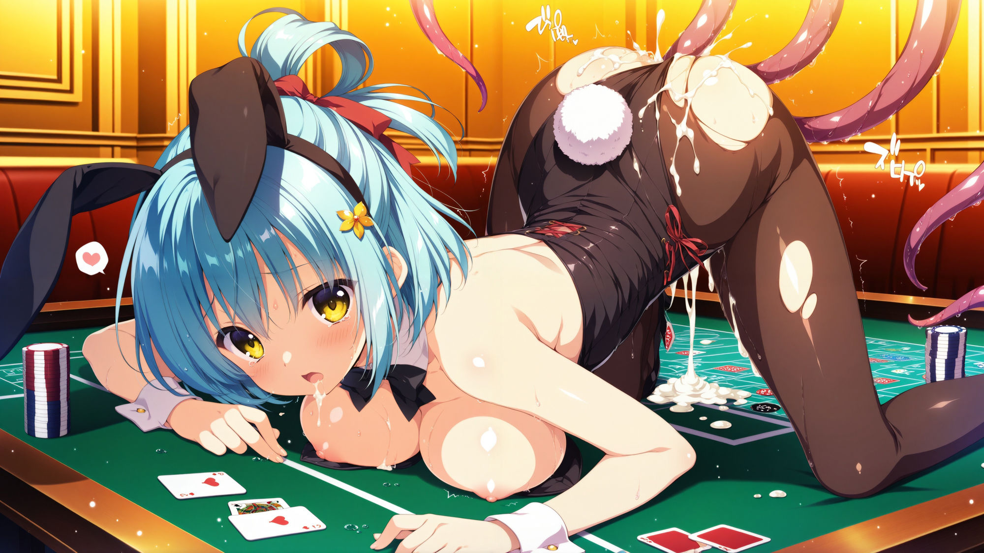 触手に囚われた少女達 〜バニーガール編〜 Vol.2 - サンプル画像 1