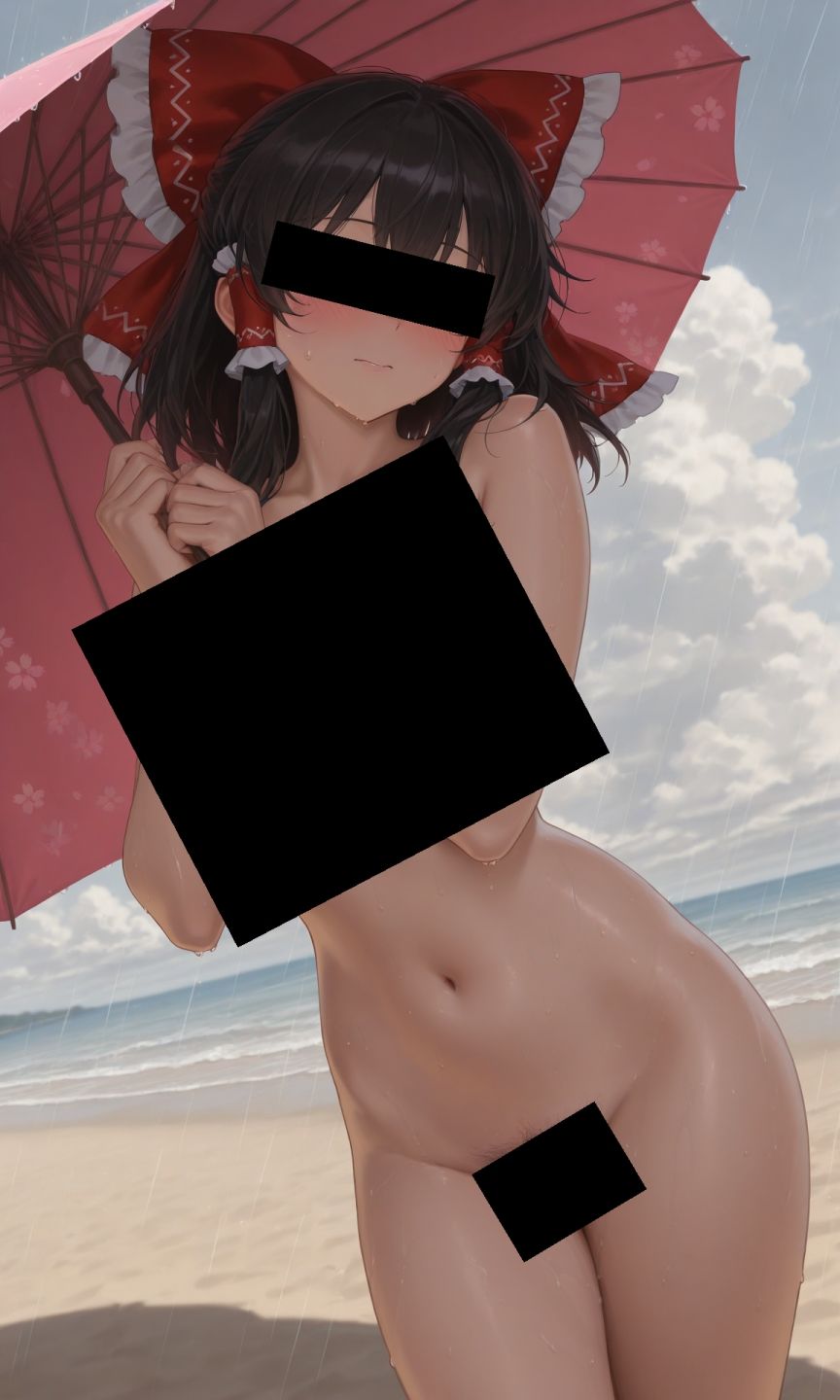 魔理沙は霊夢のえっちな写真を撮りたいようです。vol.29〜春の嵐の昼の海編〜 - サンプル画像 4