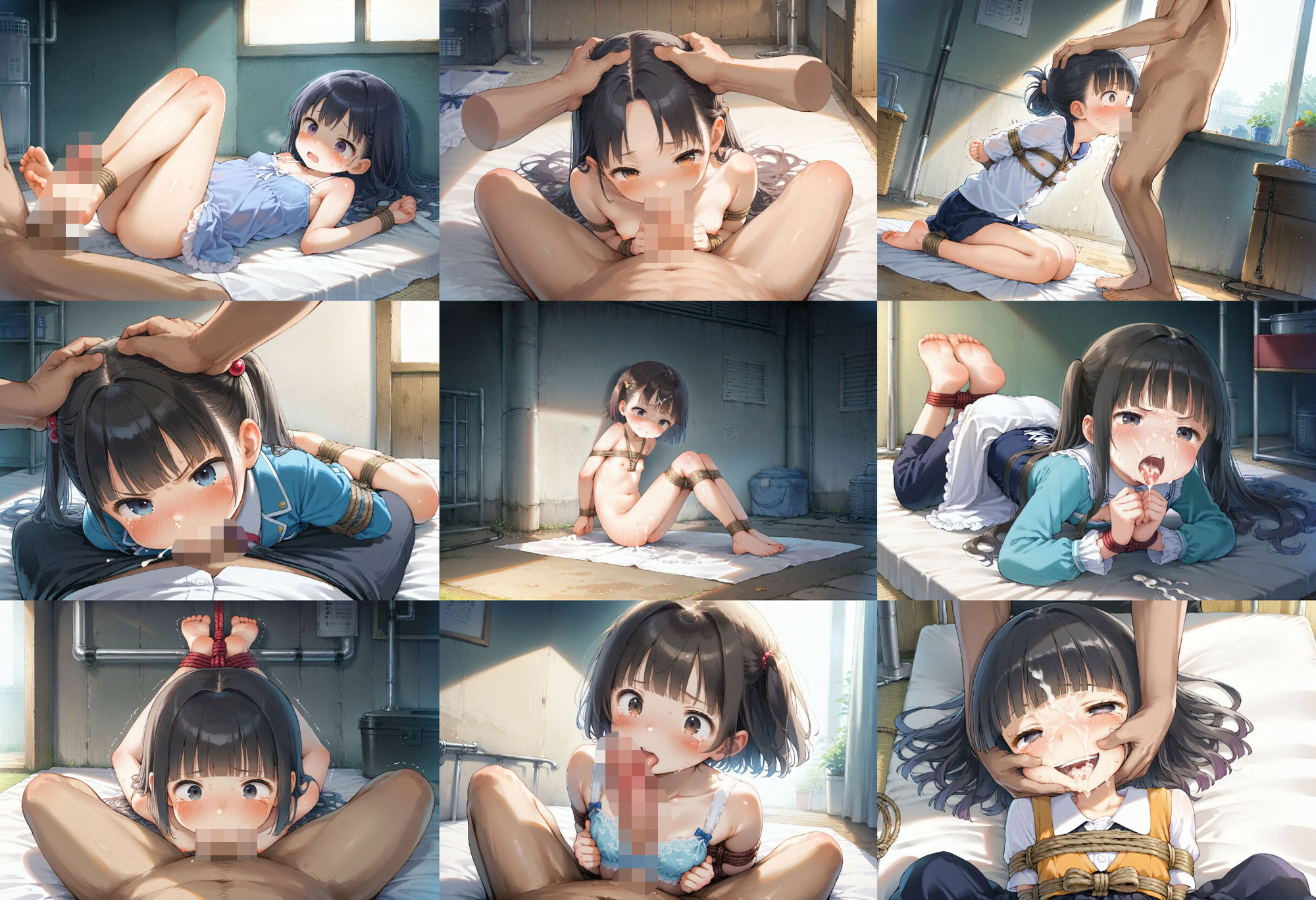 かわいそうな目に遭う女の子たち - サンプル画像 7