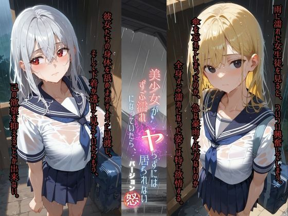 美少女がずぶ濡れになっていたら、ヤらずにはいられない バージョン【怒】 - サンプル画像 1