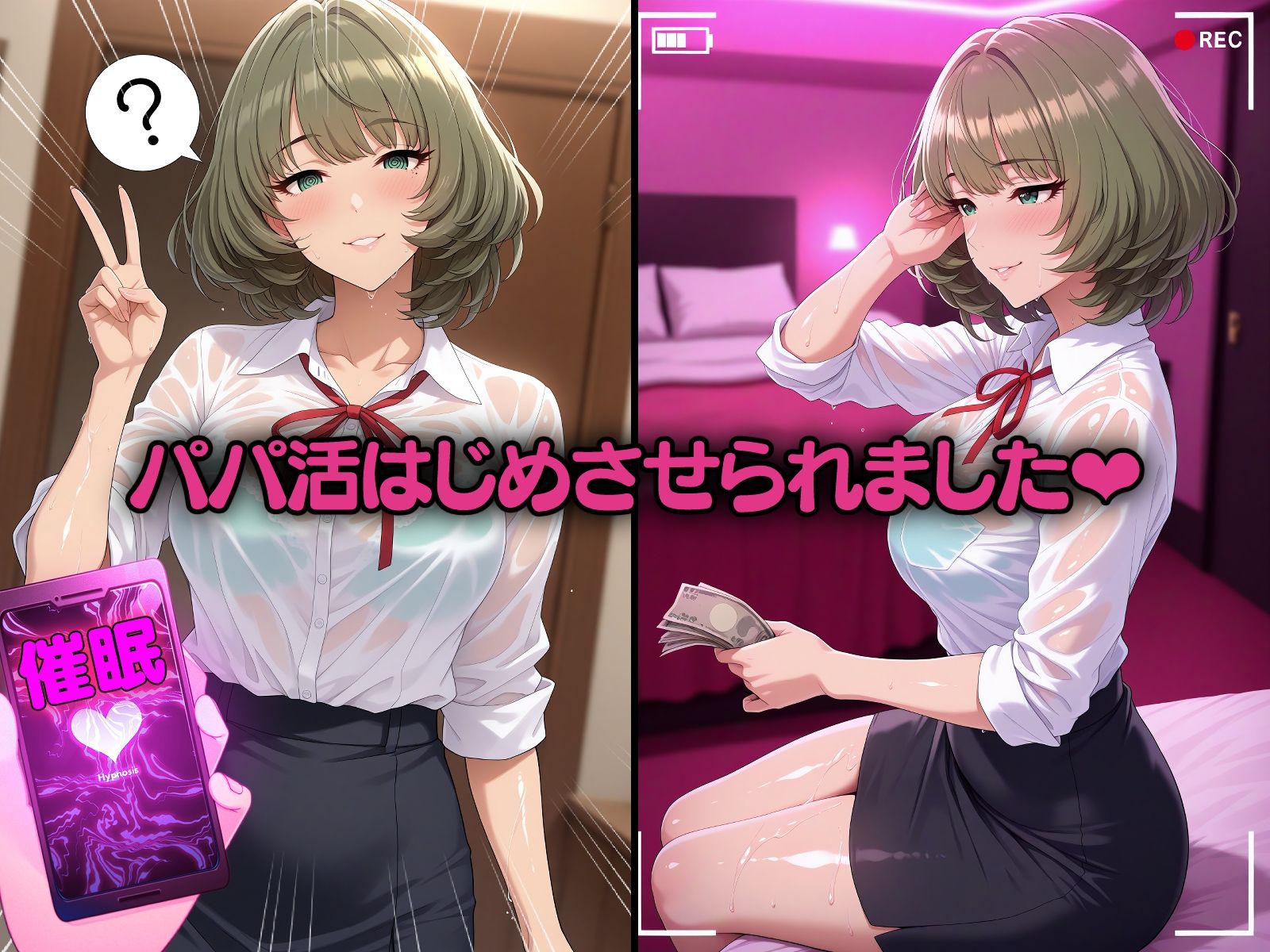 アイドル3人と催●で強●パパ活 無職ニートおじさん大暴れ！ - サンプル画像 1