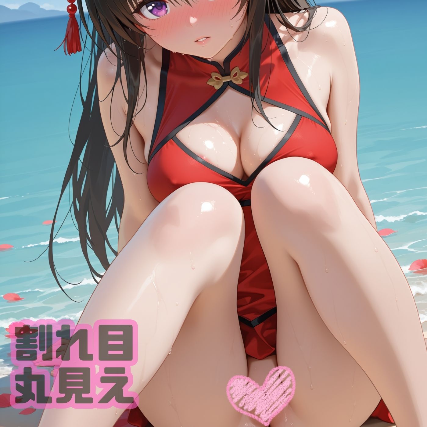 割れ目のトラブル 古〇川唯 - サンプル画像 4